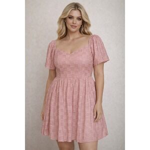 Baltic Born Sommer Babydoll Dress Romantic Pink Bridal Coquette NWT / S XL 16-18